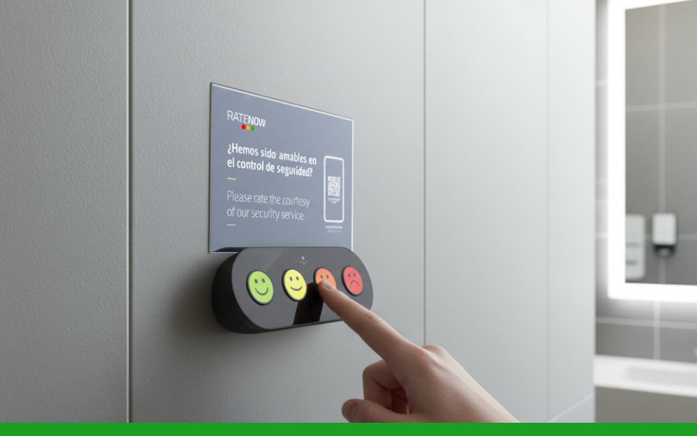 RateNow - Smiley Terminal de Botones